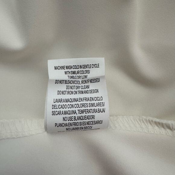 Sincerely Jules Sport Tennis Golf Active Dress White Pink V-neck Women Size M - Picture 10 of 10